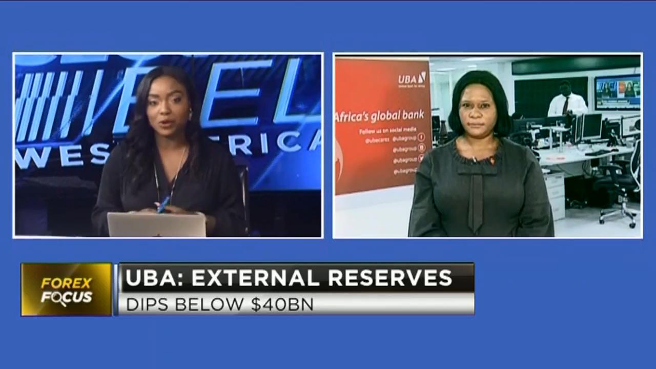 Nigeria’s external reserves dip below $40bn