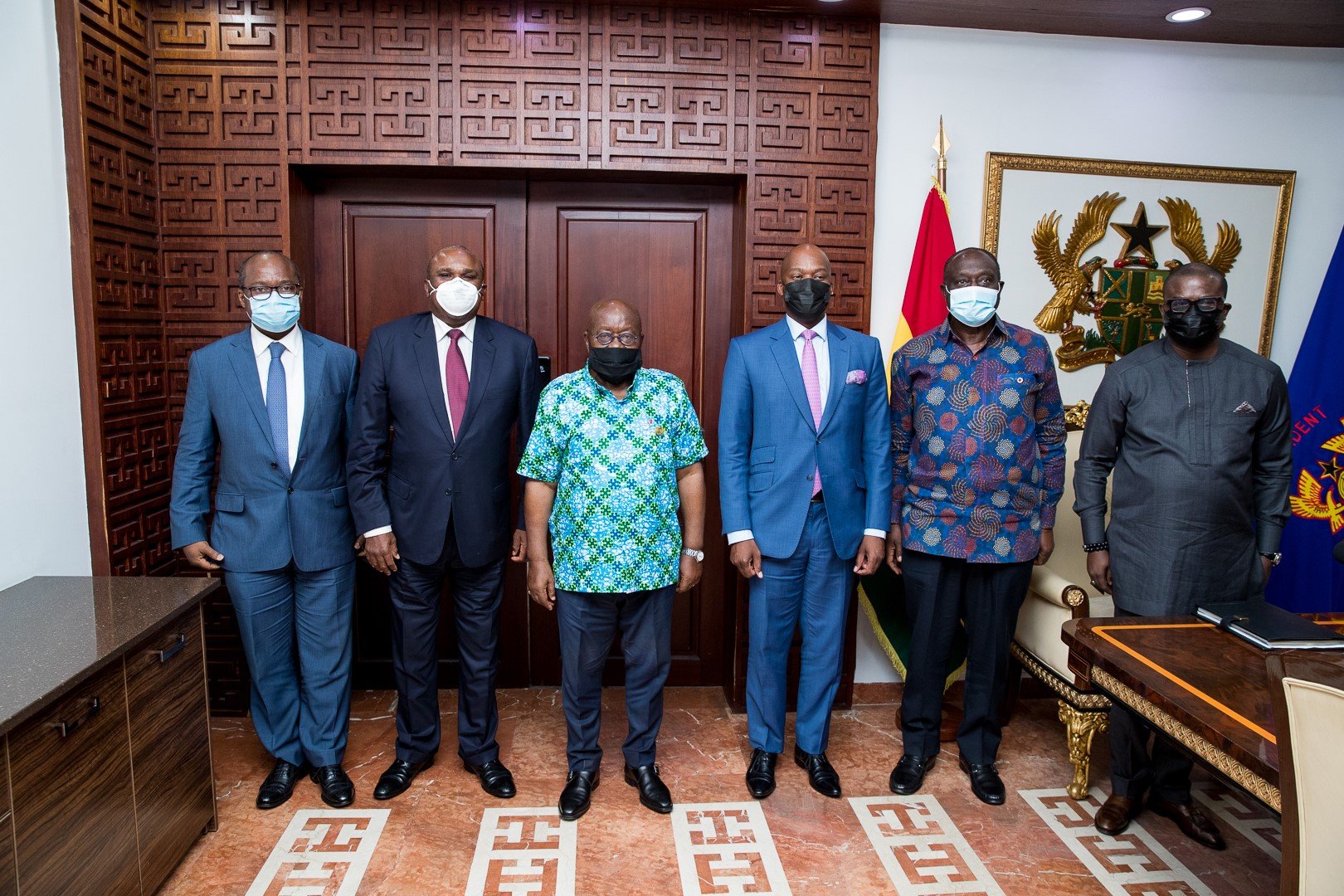 African Export-Import Bank and AfCFTA call on President of the Republic of Ghana H.E. Nana Akufo-Addo on the Pan-African Payments and Settlements System (PAPSS).