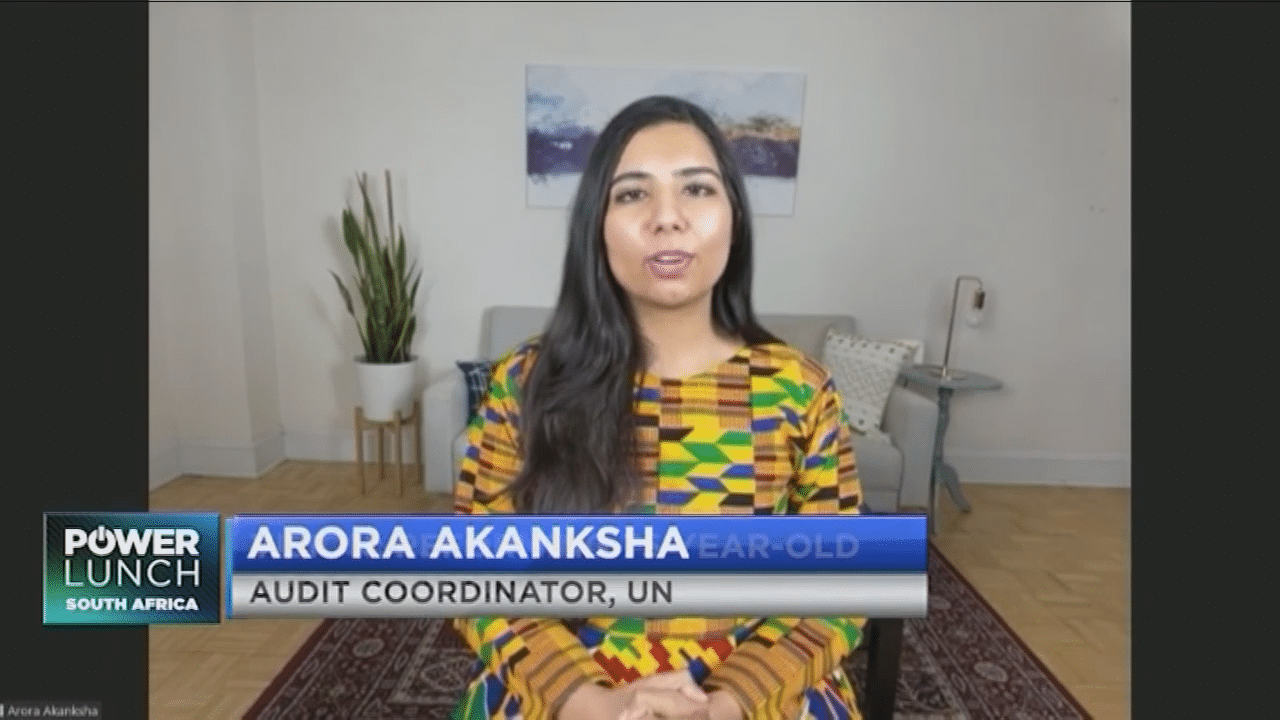 Arora Akanksha talks about her candidacy for UN Secretary General