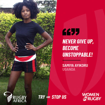 From an urban slum to playing in the Ugandan Women’s Rugby National team, World Rugby Unstoppable Samiyah Ayikoru is breaking barriers for young women