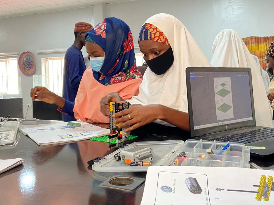 Teenage girls in northern Nigeria ‘open their minds’ with robotics