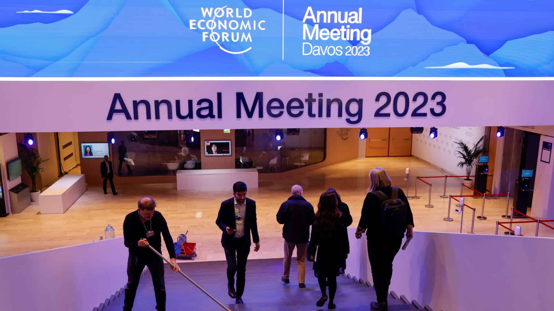 European markets head for lower open as economic concerns dominate Davos