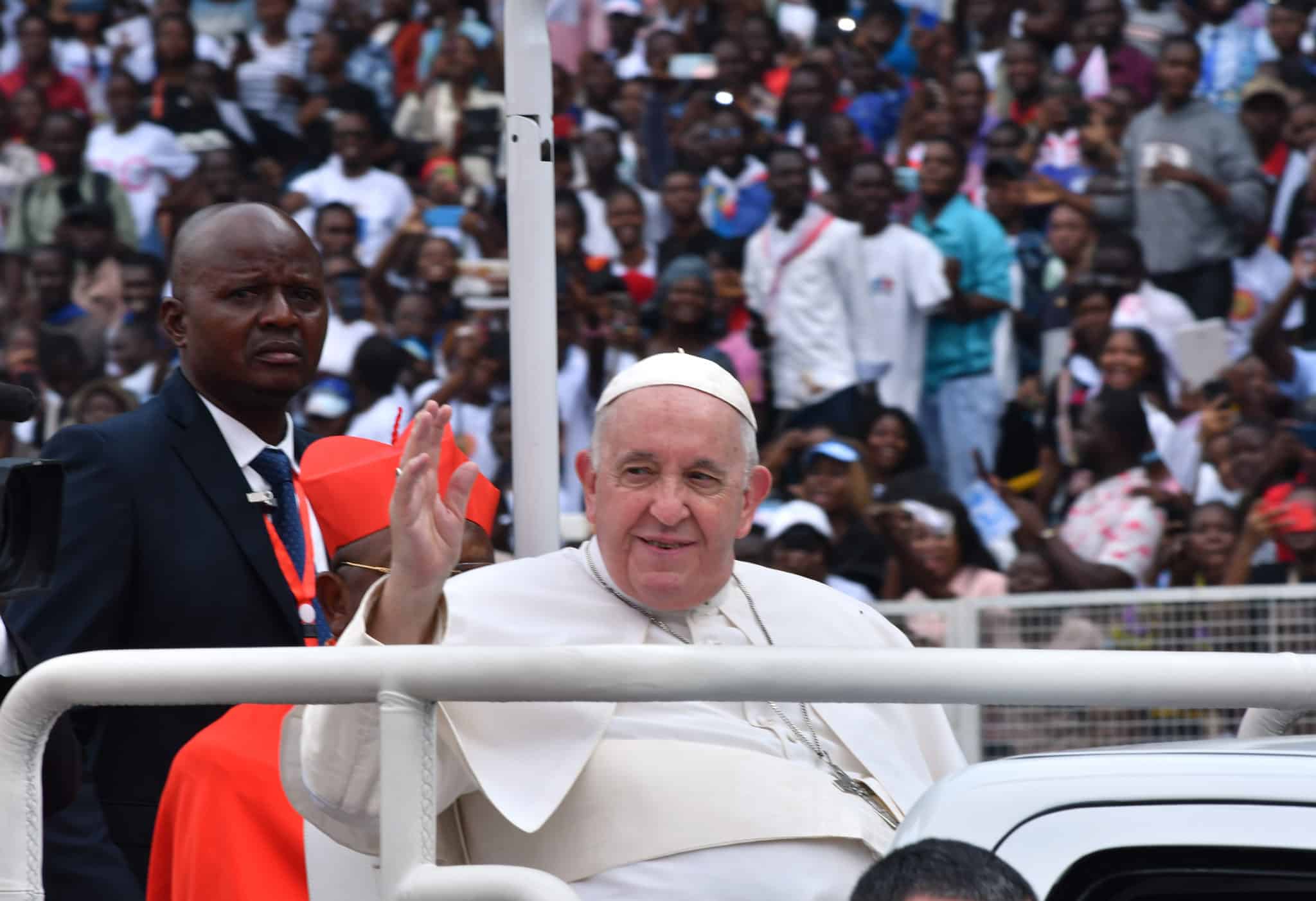 Pope wraps up Congo visit, heads to volatile South Sudan