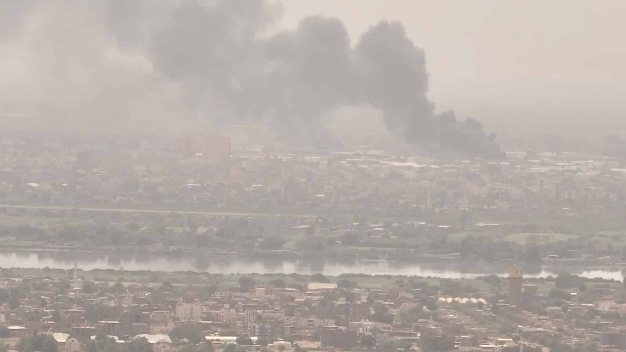 Air raids, tank fire shake Sudan’s capital region despite truce pledge