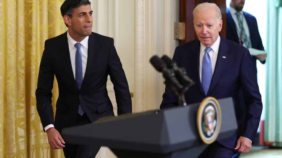 Biden and UK’s Sunak sign ‘Atlantic Declaration,’ pledging agreements on A.I. and critical minerals