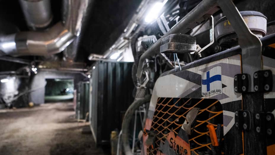 The Repository in ONKALO, a deep geological disposal underground facility, designed to safely store nuclear waste, is pictured on May 2, 2023, on the island of Eurajoki, western Finland. - Finland's next-generation Olkiluoto 3 nuclear reactor, the largest in Europe, has gone into regular production on April 16, 2023 after months of delays, hours after Germany ended its nuclear era. (Photo by Jonathan NACKSTRAND / AFP) (Photo by JONATHAN NACKSTRAND/AFP via Getty Images)