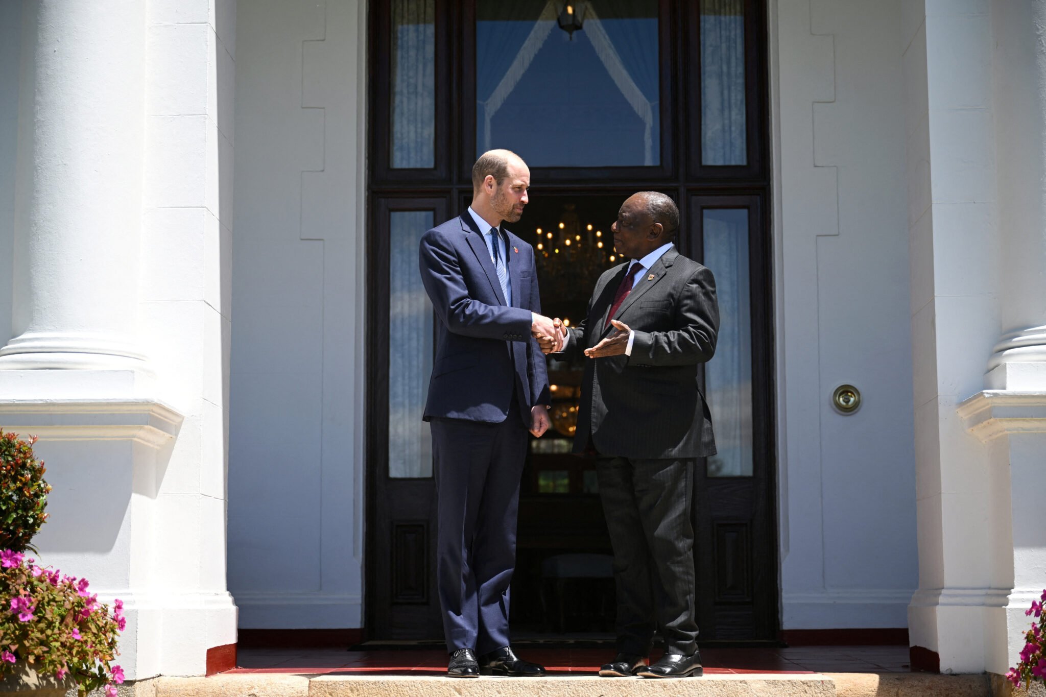 Prince William meets President Ramaphosa on South Africa trip