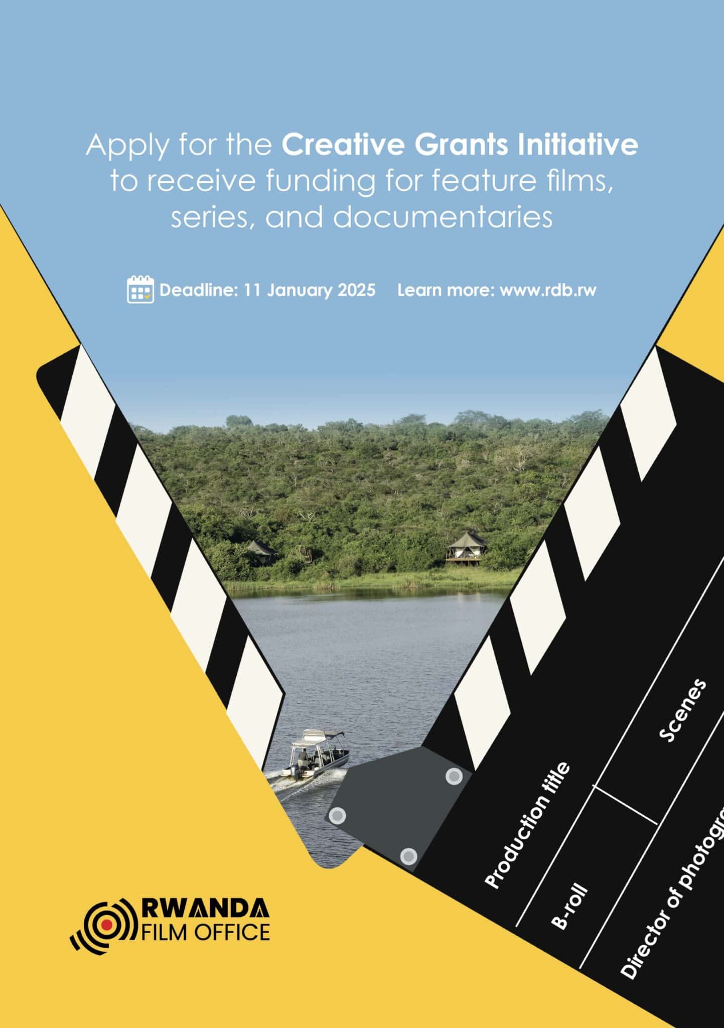 Rwanda Film Office Launches Creative Grants Initiative 2024 with €360,000 to Support Filmmakers