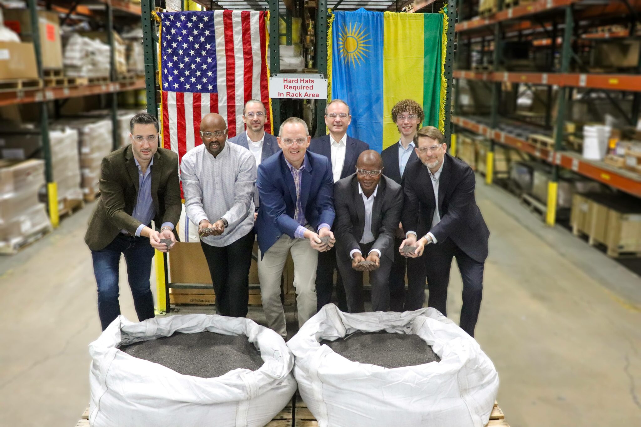 First shipment of tungsten from Rwanda arrives in America to help address security of supply concerns